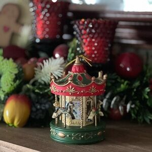 ❤️Rare Vintage Carousel Horse Christmas Ornament‼️FINAL SALE